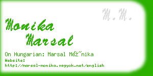 monika marsal business card